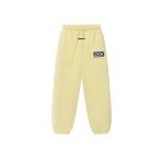 Fear of God Essentials Classic Slouchy Sweatpant in Washed Sulphur | Luxury Shoes 