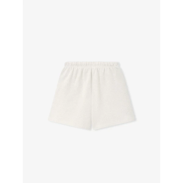 Fear of God Essentials Classic Sweatshort in Oatmeal Heather | Shorts | Luxury Shoes 