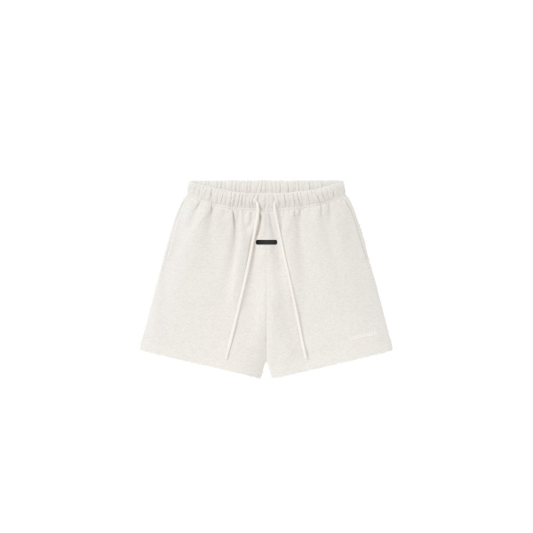 Fear of God Essentials Classic Sweatshort in Oatmeal Heather | Luxury Shoes 