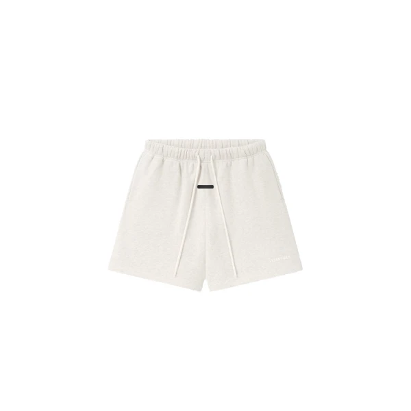 Fear of God Essentials Classic Sweatshort in Oatmeal Heather | Luxury Shoes 