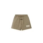 Fear of God Essentials Classic Sweatshort in Washed Clay | Luxury Shoes 