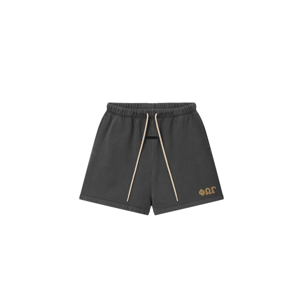 Fear of God Essentials Classic Sweatshort in Washed Iron Grey | Luxury Shoes 