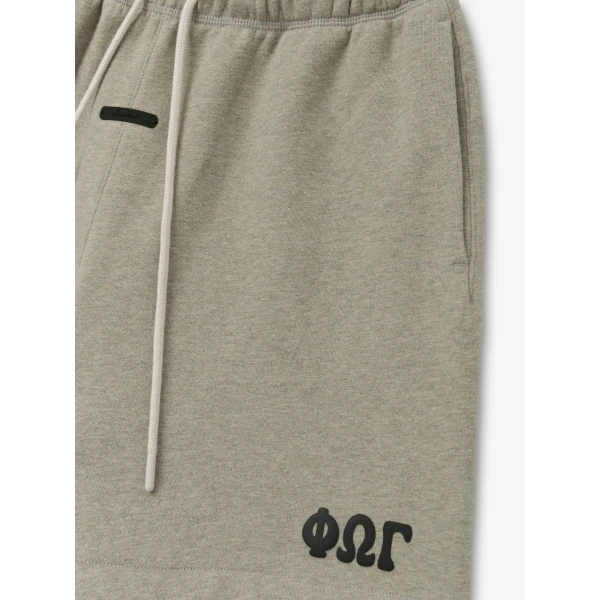 Fear of God Essentials Classic Sweatshort in Washed Seal Heather | Shorts | Luxury Shoes 