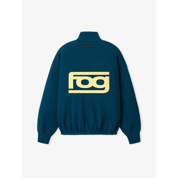 Fear of God Essentials Classic Track Jacket in Night Sea | Men Jackets | Luxury Shoes 