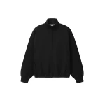 Fear of God Essentials Classic Track Jacket in Vintage Black Fear of God Essentials Classic Track Jacket in Vintage Black | Luxury Shoes