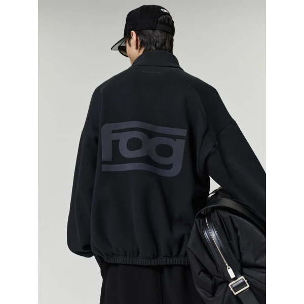 Fear of God Essentials Classic Track Jacket in Vintage Black | Men Jackets | Luxury Shoes 