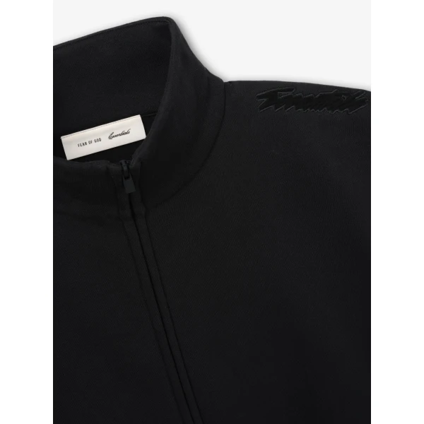 Fear of God Essentials Classic Track Jacket in Vintage Black | Men Jackets | Luxury Shoes 