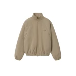 Fear of God Essentials Cotton Twill Modern Filled Jacket in Washed Clay | Luxury Shoes 