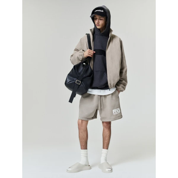 Fear of God Essentials Cotton Twill Modern Filled Jacket in Washed Clay | Men Jackets | Luxury Shoes 