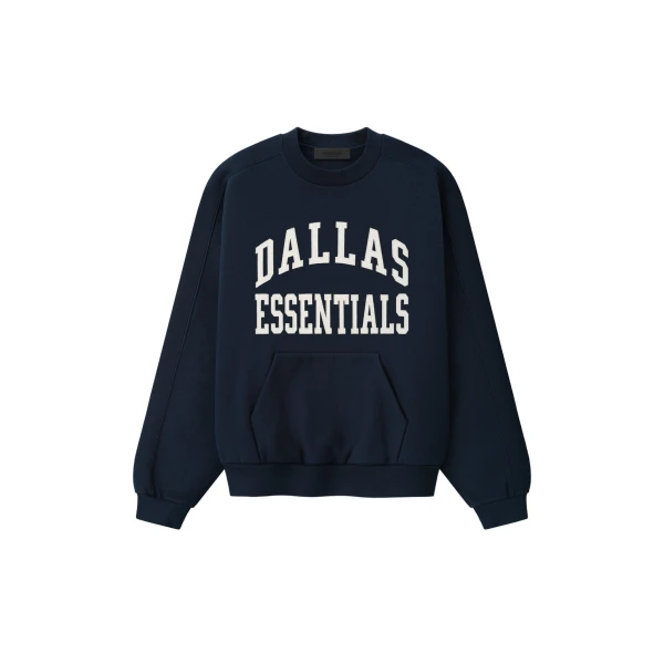 Essentials Cowboys 90s Relaxed Crewneck in Dark Sapphire