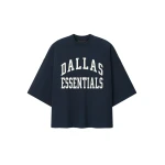 Fear of God Essentials Cowboys Merch Tee in Dark Sapphire | Luxury Shoes 