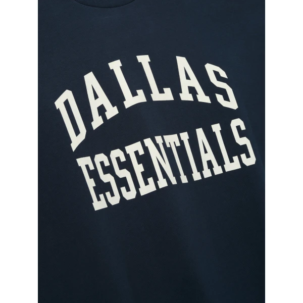 Fear of God Essentials Cowboys Merch Tee in Dark Sapphire | T-shirts & vests | Luxury Shoes 