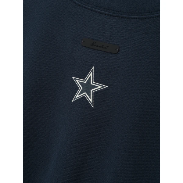 Fear of God Essentials Cowboys Merch Tee in Dark Sapphire | T-shirts & vests | Luxury Shoes 
