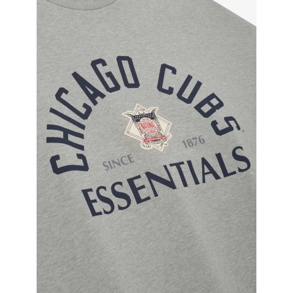 Fear of God Essentials Cubs National League Merch Tee in Concrete Heather | T-shirts & vests | Luxury Shoes 
