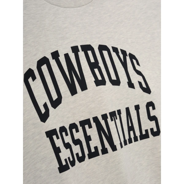 Fear of God Essentials Dallas Cowboys Training Camp Crewneck Boxy Fit in Light Heather | Sweatshirts | Luxury Shoes 