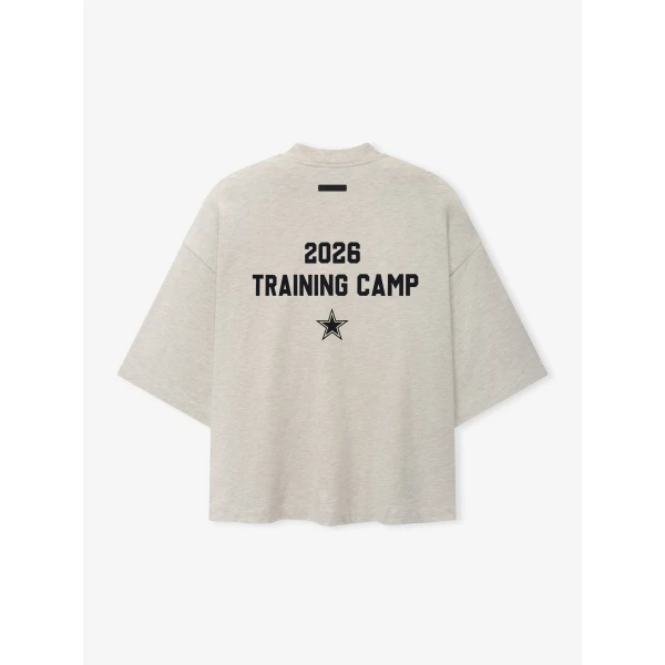 Fear of God Essentials Dallas Cowboys Training Camp Tee in Light Heather | T-shirts & vests | Luxury Shoes 