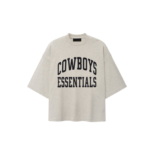 Fear of God Essentials Dallas Cowboys Training Camp Tee in Light Heather | Luxury Shoes 