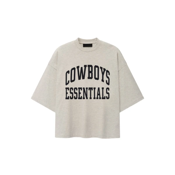 Fear of God Essentials Dallas Cowboys Training Camp Tee in Light Heather | Luxury Shoes 