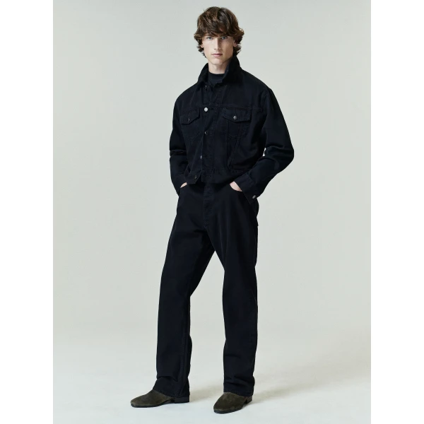 Fear of God Essentials Denim 5-Pocket Jeans in Overdyed Black | Pants | Luxury Shoes 