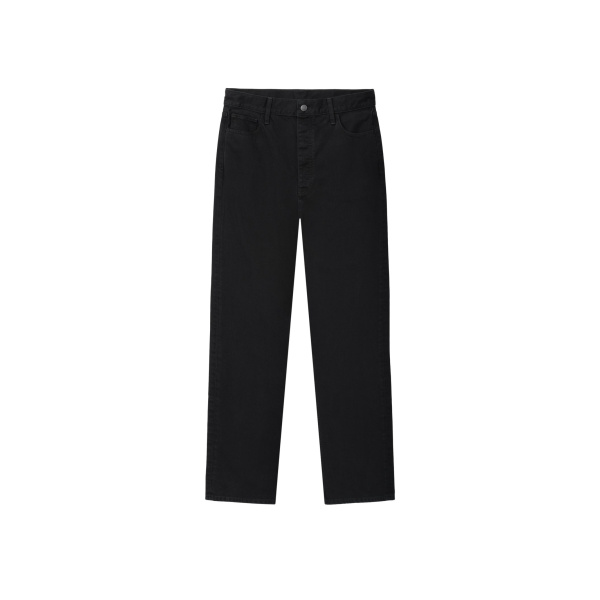Fear of God Essentials Denim 5-Pocket Jeans in Overdyed Black | Luxury Shoes 