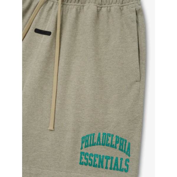 Fear of God Essentials Eagles Classic Sweatshort in Seal Heather | Shorts | Luxury Shoes 