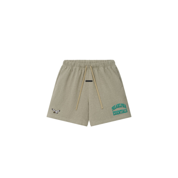 Fear of God Essentials Eagles Classic Sweatshort in Seal Heather | Luxury Shoes 