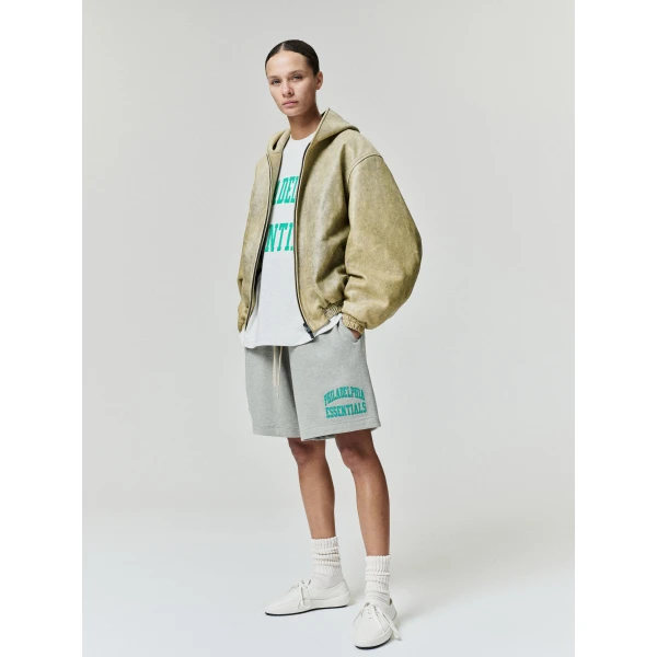 Fear of God Essentials Eagles Merch Tee in Marble Heather | T-shirts & vests | Luxury Shoes 
