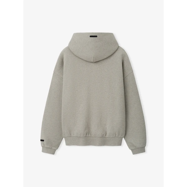 Fear of God Essentials Embossed 90s Relaxed Hoodie in Warm Heather | Sweatshirts | Luxury Shoes 