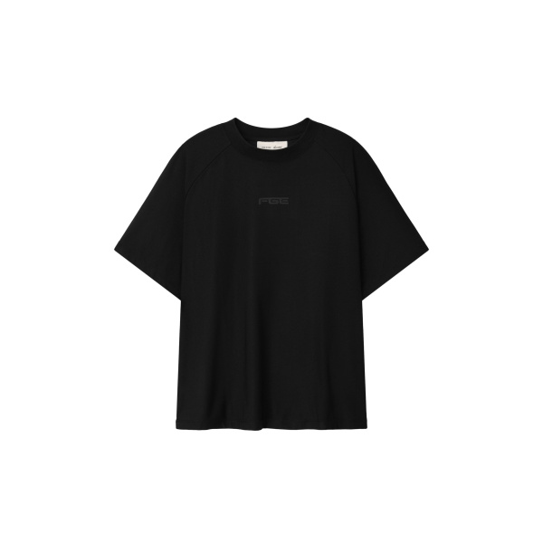 Fear of God Essentials Essential Raglan Tee in Vintage Black | Luxury Shoes 