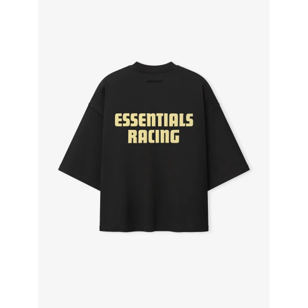 Fear of God Essentials FOG Merch Tee in Washed Vintage Black | T-shirts & vests | Luxury Shoes 
