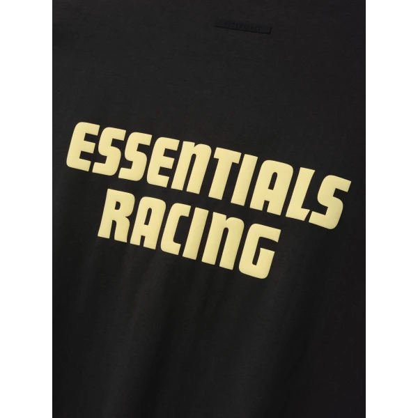 Fear of God Essentials FOG Merch Tee in Washed Vintage Black | T-shirts & vests | Luxury Shoes 