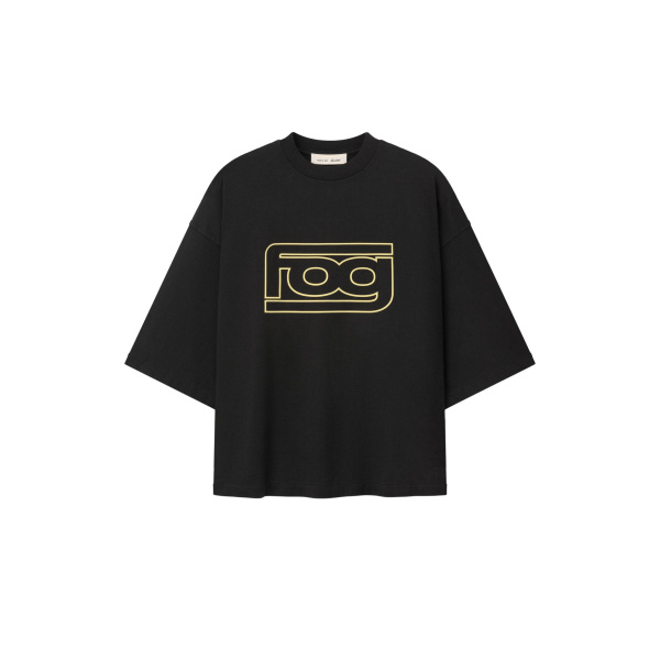 Fear of God Essentials FOG Merch Tee in Washed Vintage Black | Luxury Shoes 