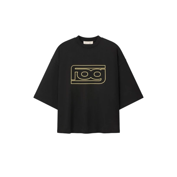 Fear of God Essentials FOG Merch Tee in Washed Vintage Black | Luxury Shoes 