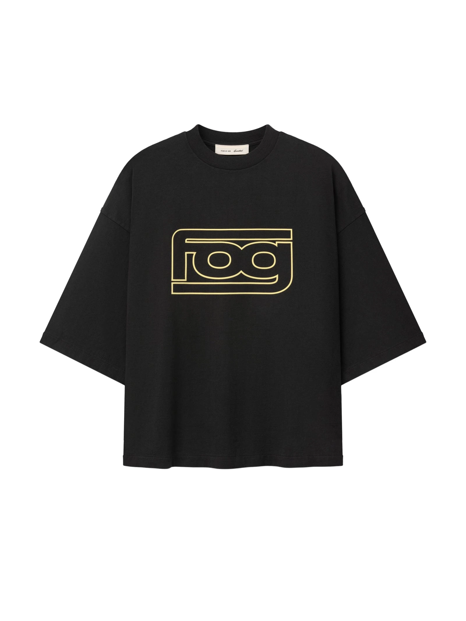 Fear of God Essentials FOG Merch Tee in Washed Vintage Black Fear of God Essentials FOG Merch Tee in Washed Vintage Black | Luxury Shoes
