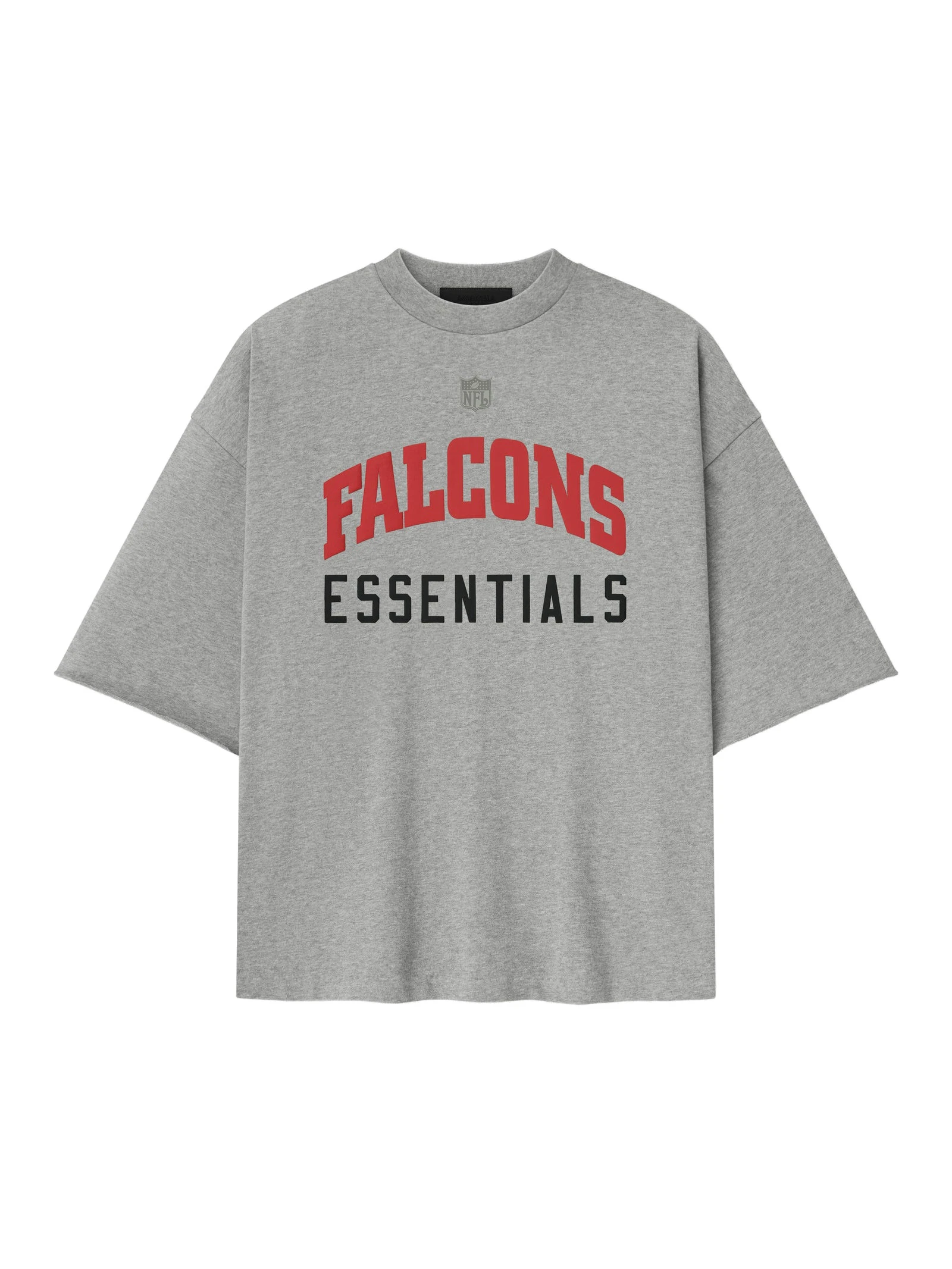 Fear of God Essentials Falcons 90s 3/4 Sleeve Football Tee in Concrete Heather Fear of God Essentials Falcons 90s 3/4 Sleeve Football Tee in Concrete Heather | Luxury Shoes