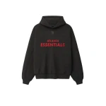 Fear of God Essentials Falcons 90s Relaxed Hoodie in Iron Grey Heather | Luxury Shoes 