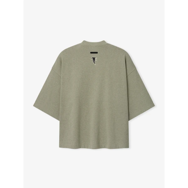 Fear of God Essentials Falcons Merch Tee in Seal Heather | T-shirts & vests | Luxury Shoes 