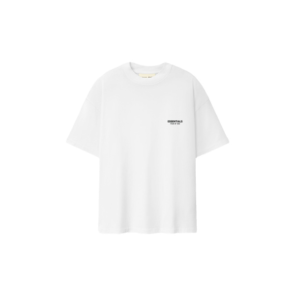 Fear of God Essentials Fall 2026 Classic Tee in Bright White | Luxury Shoes 