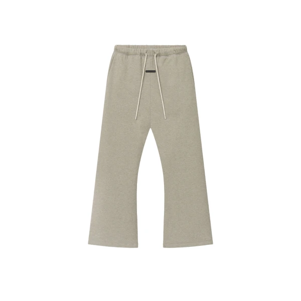 Fear of God Essentials Flare Sweatpant in Washed Seal Heather | Luxury Shoes 