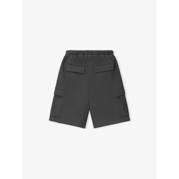 Fear of God Essentials Fleece Cargo Basketball Short in Iron Grey | Shorts | Luxury Shoes 