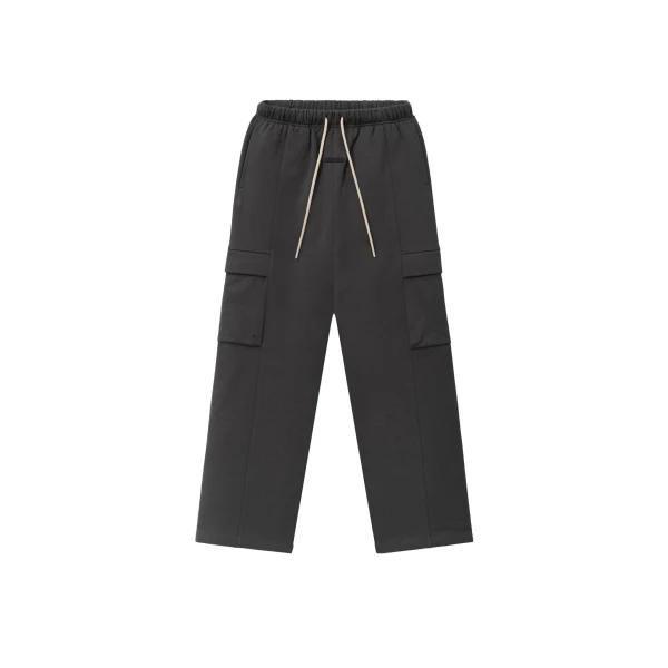 Fear of God Essentials Fleece Cargo Field Pant in Iron Grey | Luxury Shoes 