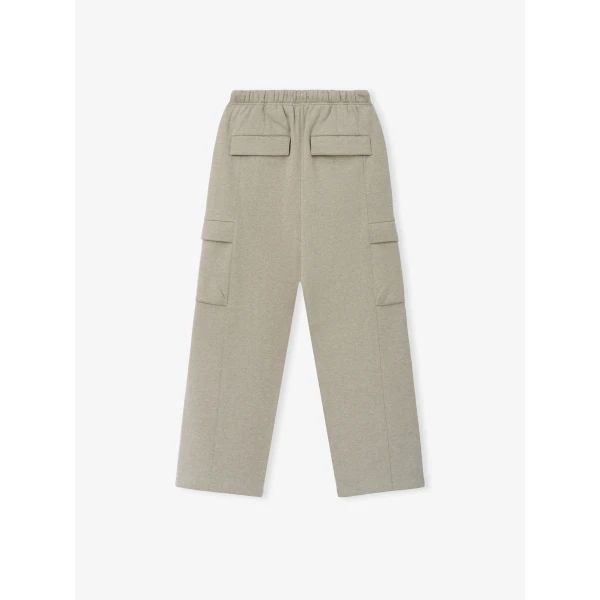 Fear of God Essentials Fleece Cargo Field Pant in Seal Heather | Pants | Luxury Shoes 