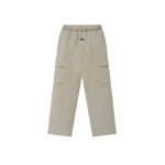 Fear of God Essentials Fleece Cargo Field Pant in Seal Heather | Luxury Shoes 