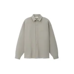 Fear of God Essentials Fleece Overshirt in Pyrite Heather Fear of God Essentials Fleece Overshirt in Pyrite Heather | Luxury Shoes
