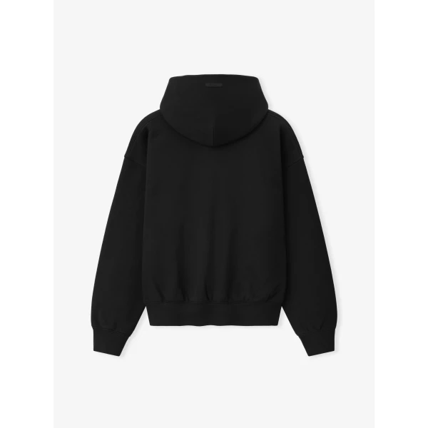 Fear of God Essentials Front Logo Classic Hoodie in Black | Sweatshirts | Luxury Shoes 