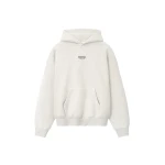 Fear of God Essentials Front Logo Classic Hoodie in Oatmeal Heather | Luxury Shoes 
