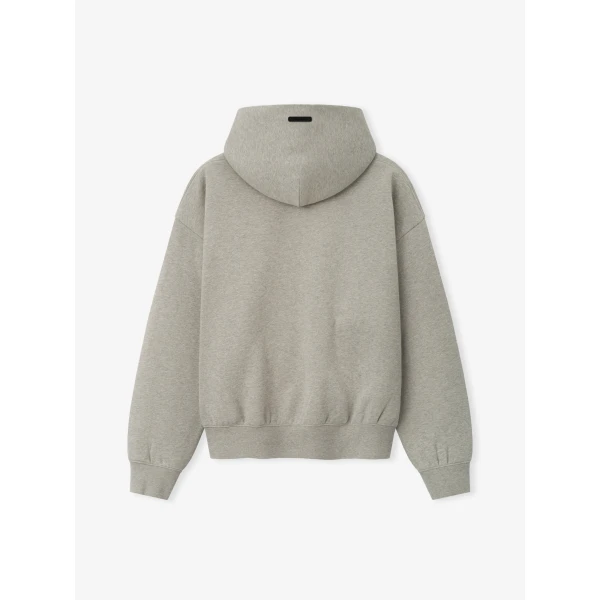 Fear of God Essentials Front Logo Classic Hoodie in Warm Heather | Sweatshirts | Luxury Shoes 