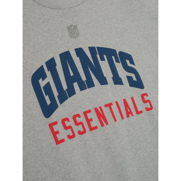 Fear of God Essentials Giants 90s 3/4 Sleeve Football Tee in Concrete Heather | T-shirts & vests | Luxury Shoes 