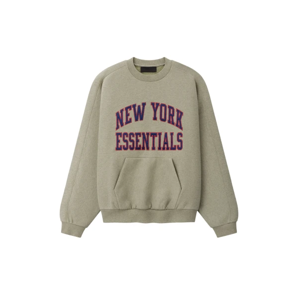 Essentials Giants 90s Relaxed Crewneck in Seal Heather