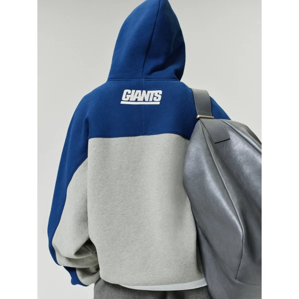 Fear of God Essentials Giants 90s Relaxed Hoodie in Seal Heather | Sweatshirts | Luxury Shoes 